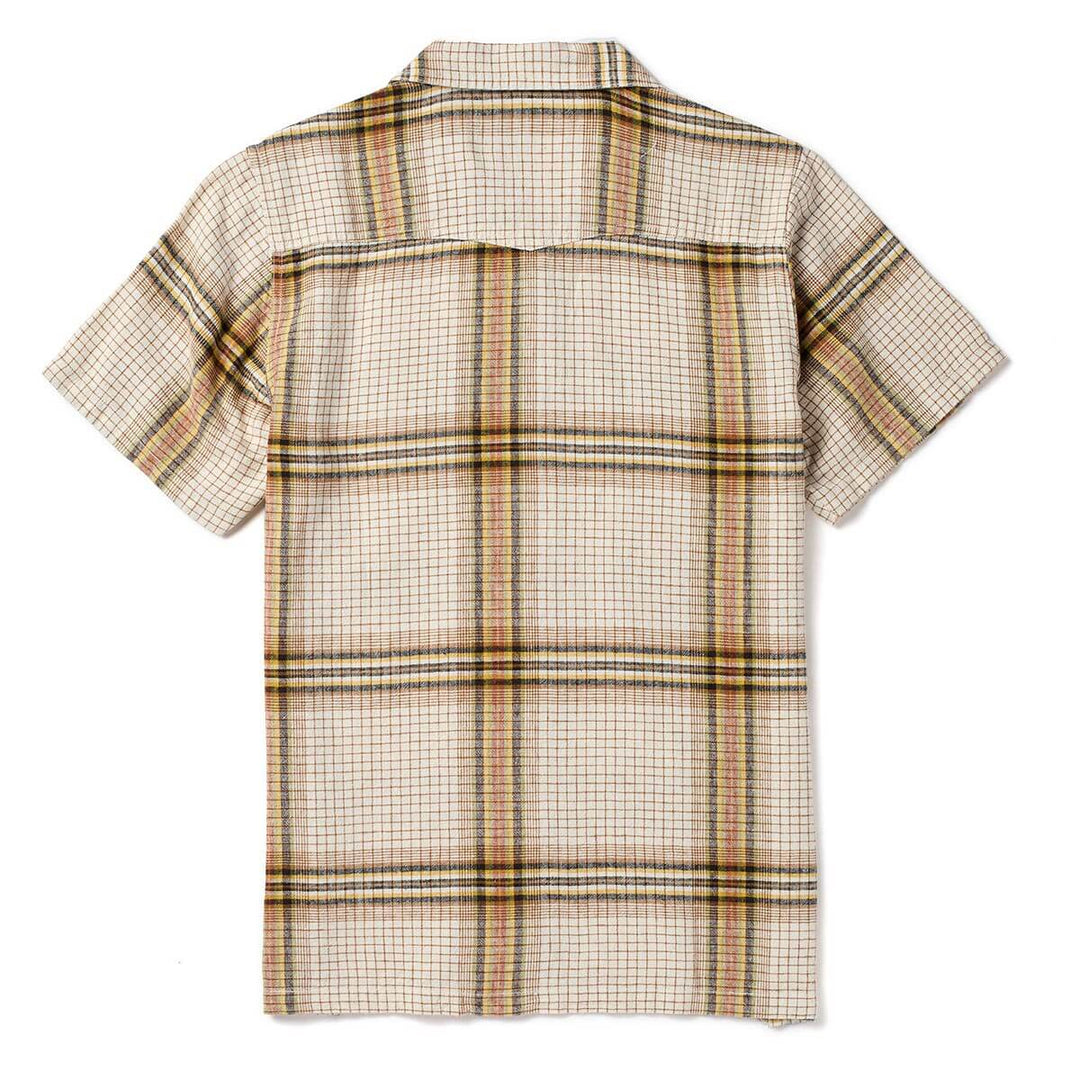 Seager Men's Whippersnapper S/S Shirt White Wash Plaid - White Wash - Sun Diego Boardshop