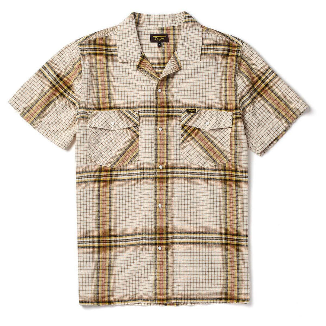 Seager Men's Whippersnapper S/S Shirt White Wash Plaid - White Wash - Sun Diego Boardshop