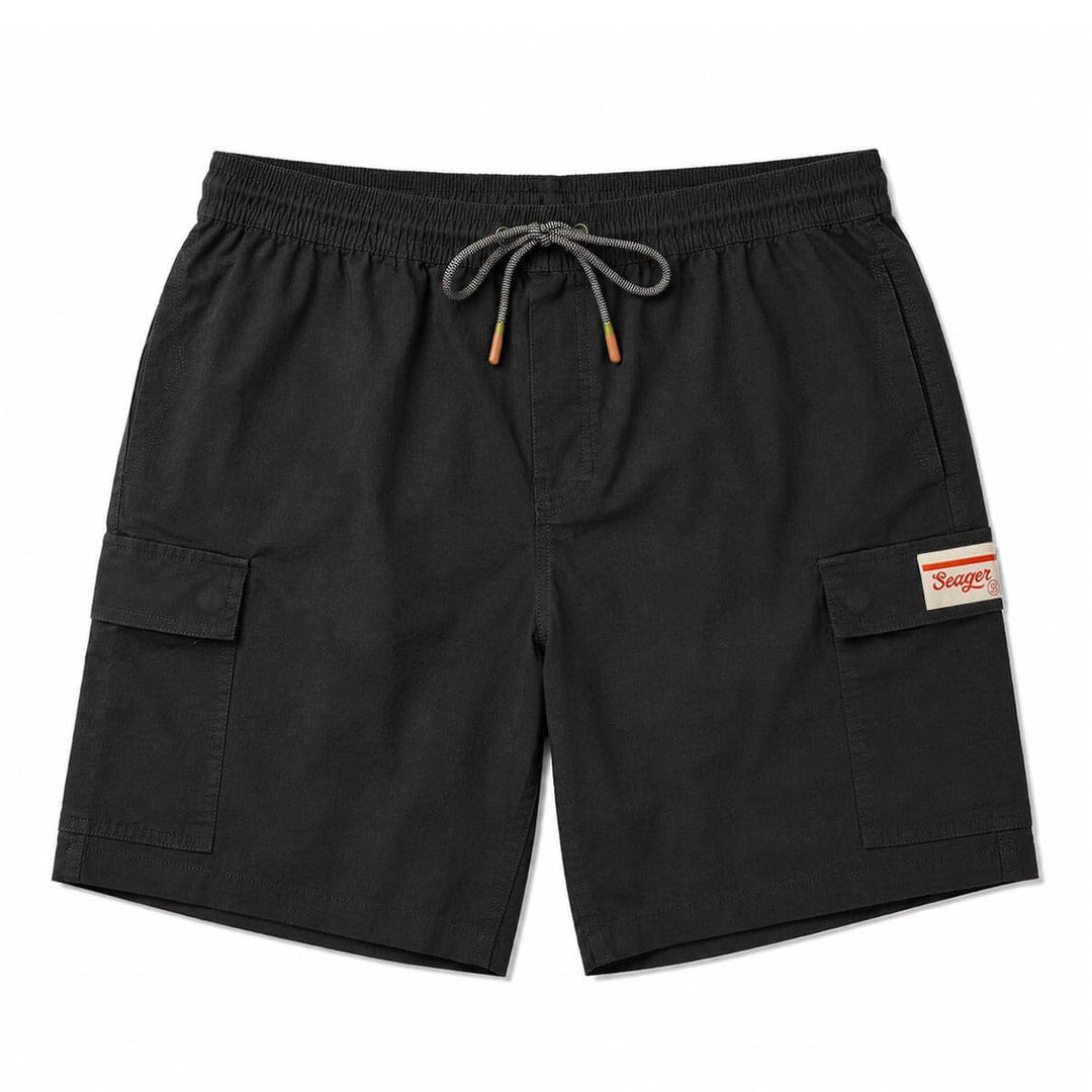 Seager Men's Yuma Cargo Short - Black - Sun Diego Boardshop