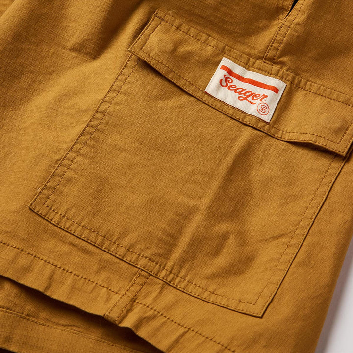 Seager Men's Yuma Cargo Short - Rich Rust