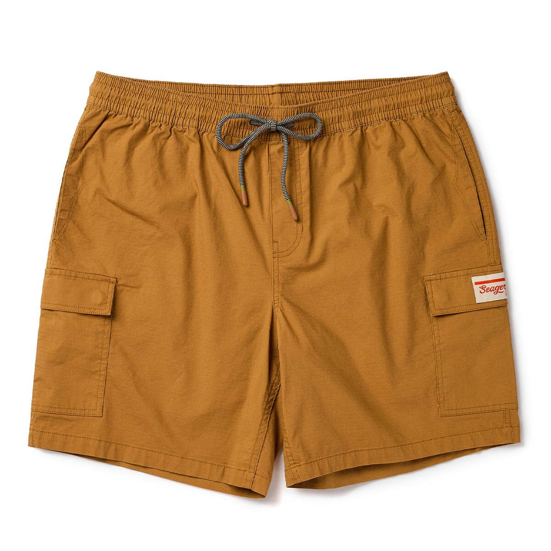 Seager Men's Yuma Cargo Short - Rich Rust