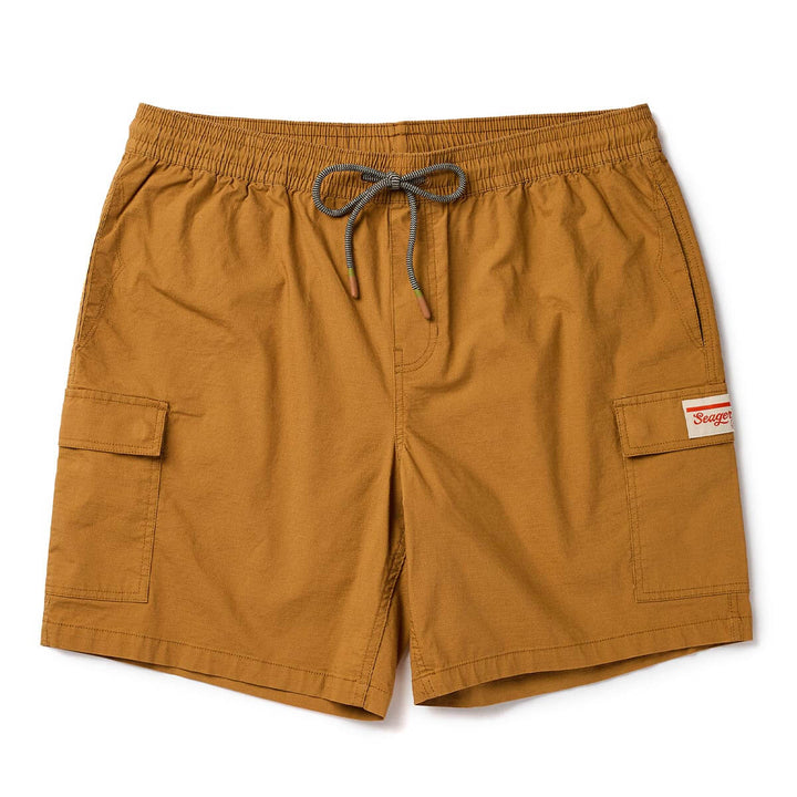 Seager Men's Yuma Cargo Short - Rich Rust