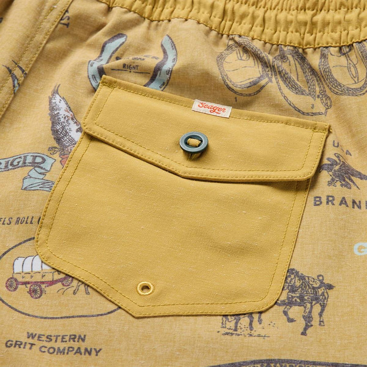 Seager Men's Yuma Hybrid Shorts - Bronze