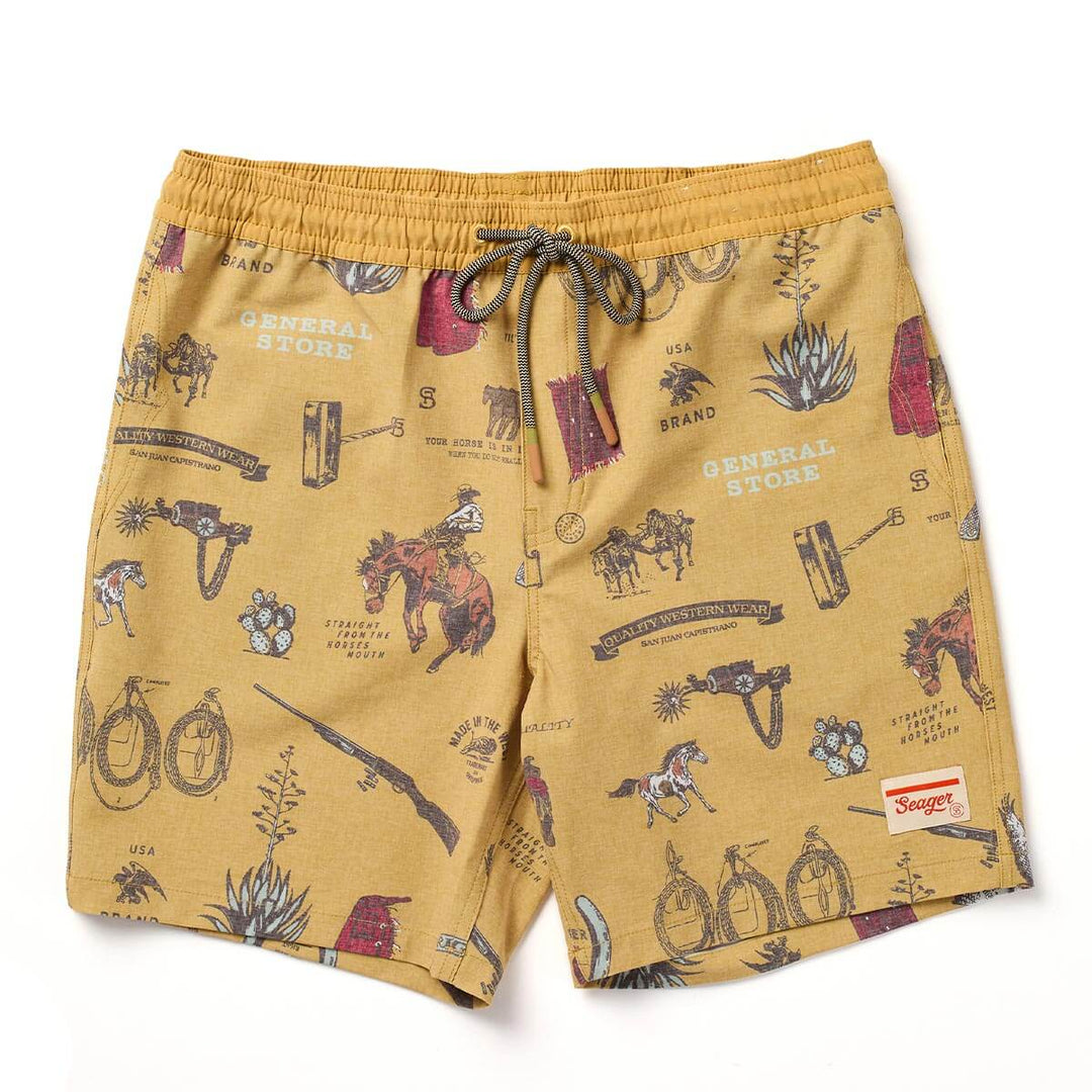 Seager Men's Yuma Hybrid Shorts - Bronze