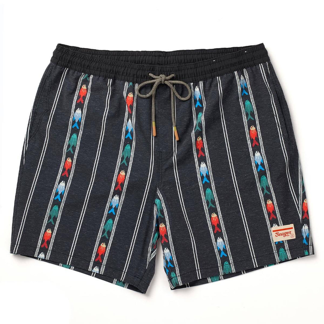 Seager Men's Yuma Hybrid Shorts - Upstream Black