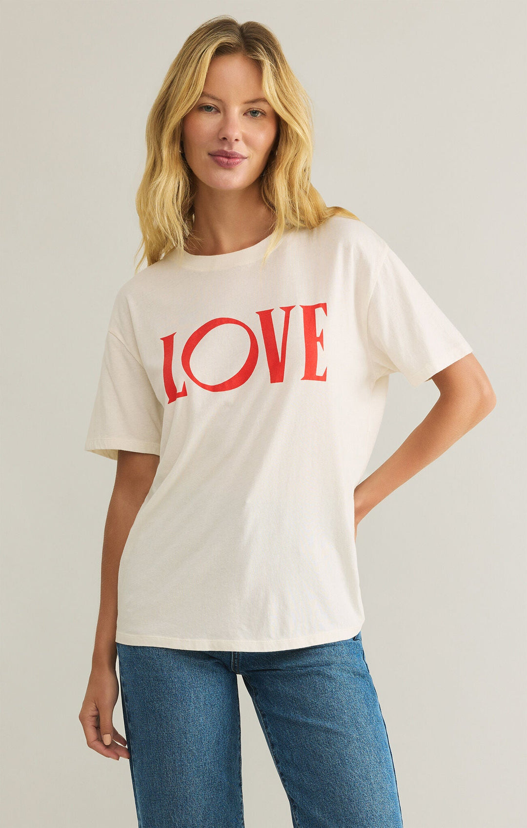 Z-Supply Big Love Boyfriend Tee - SEA SALT - Sun Diego Boardshop