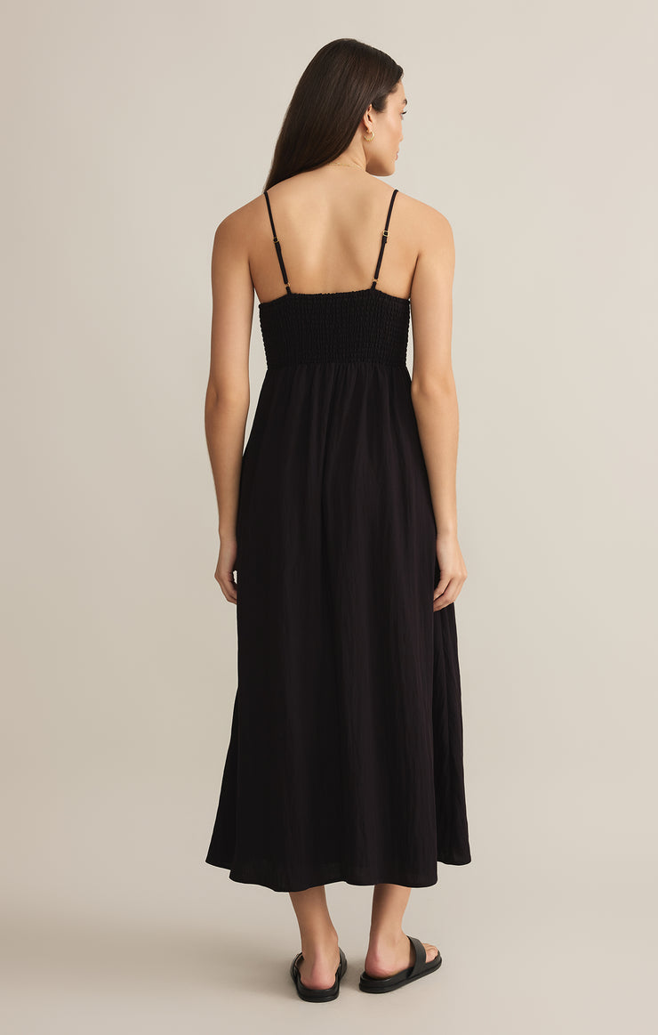 Z-Supply Beachside Midi Dress - BLACK - Sun Diego Boardshop