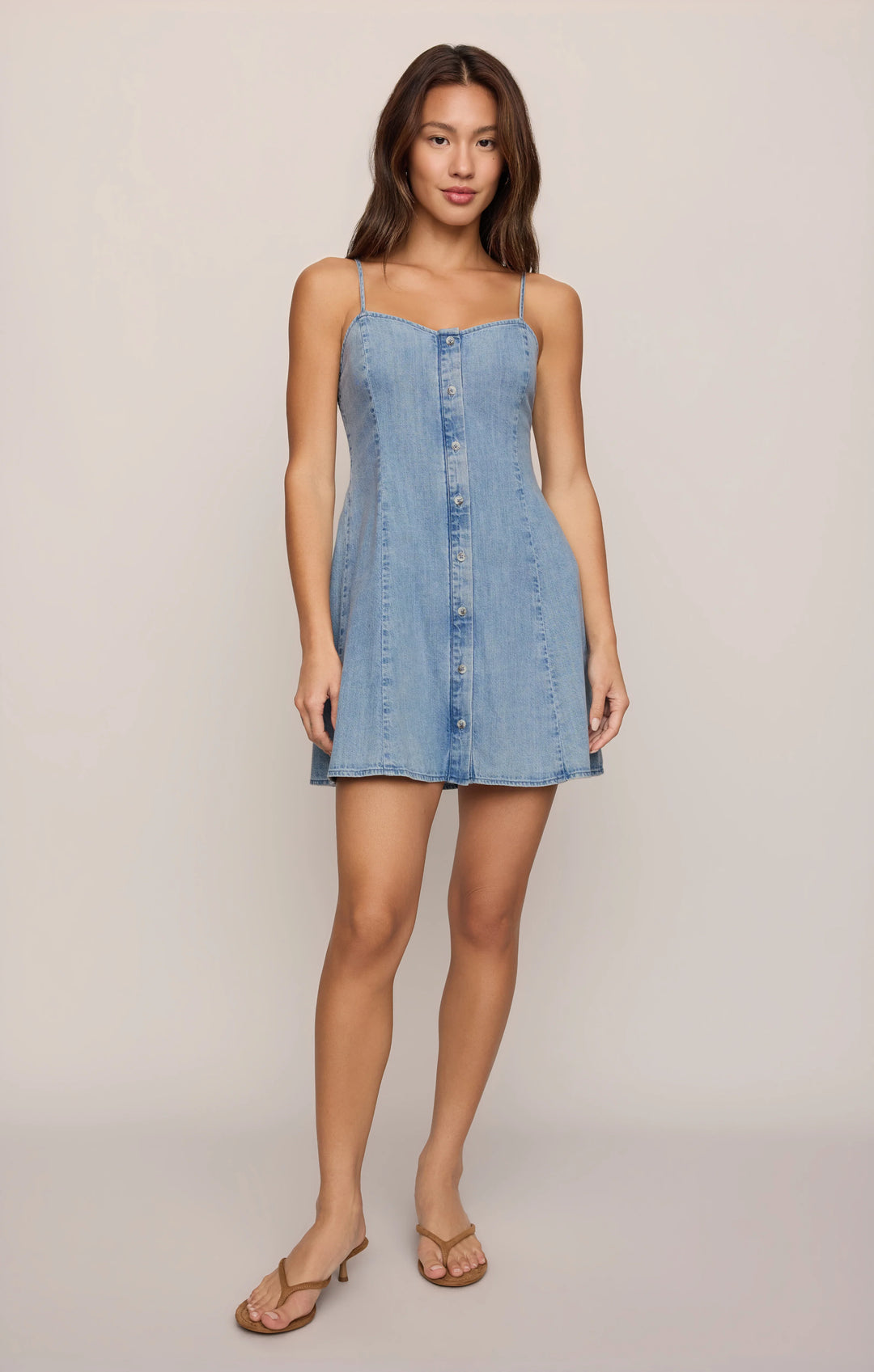 Z-Supply Women's Angel Eyes Denim Mini Dress - Shoreline