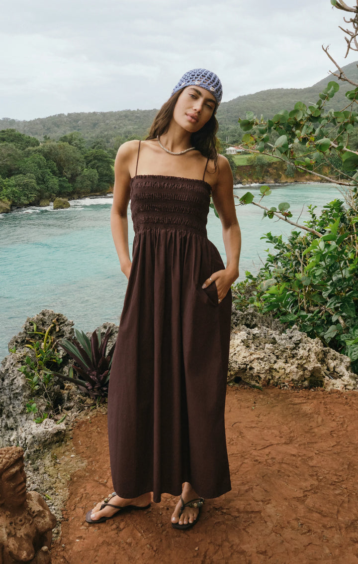 Z Supply Cornelia Poplin Maxi Dress