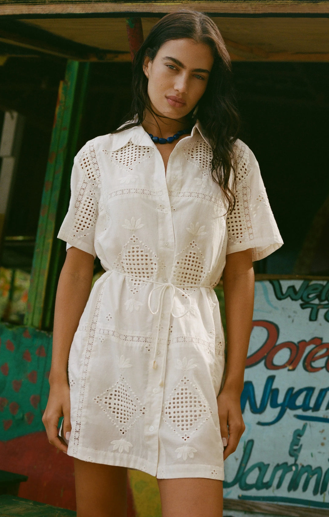 Z-Supply Women's Annabelle Eyelet Dress - White