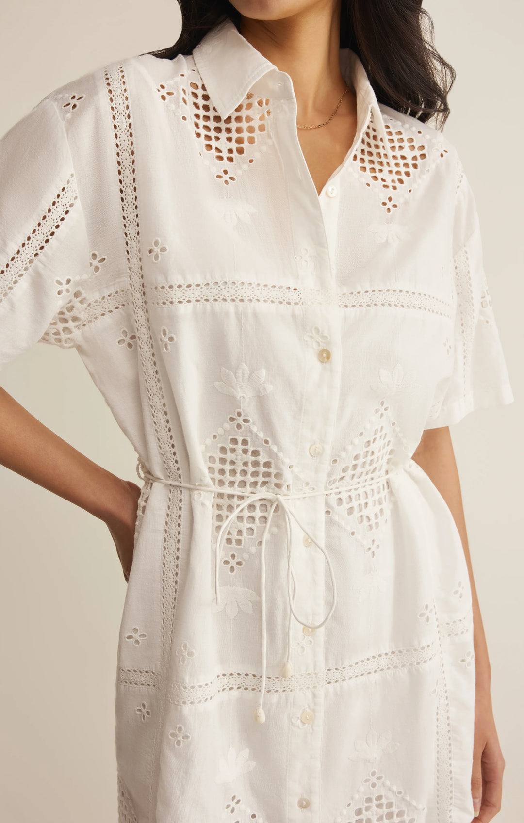 Z-Supply Women's Annabelle Eyelet Dress - White