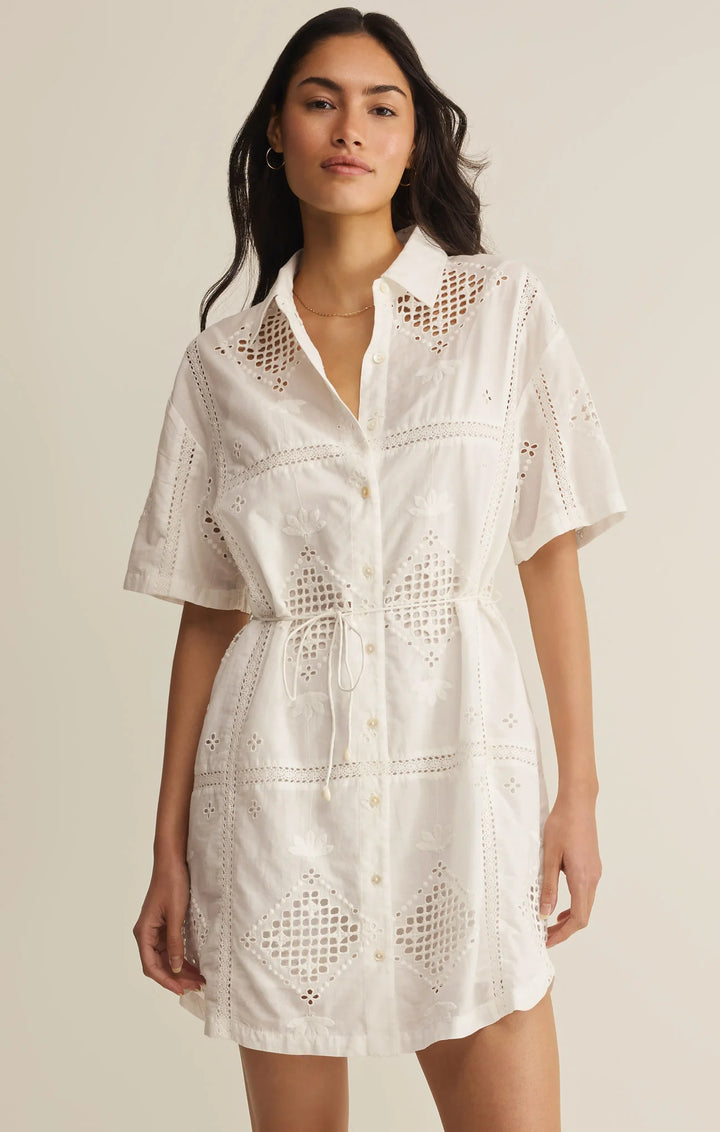 Z-Supply Women's Annabelle Eyelet Dress - White