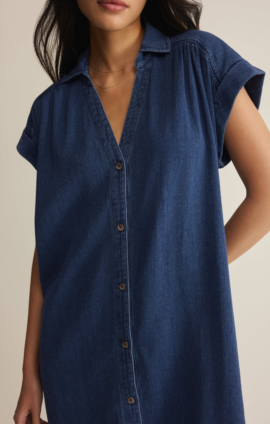 Z-Supply Women's Shellbound Twill Dress - Twilight Blue