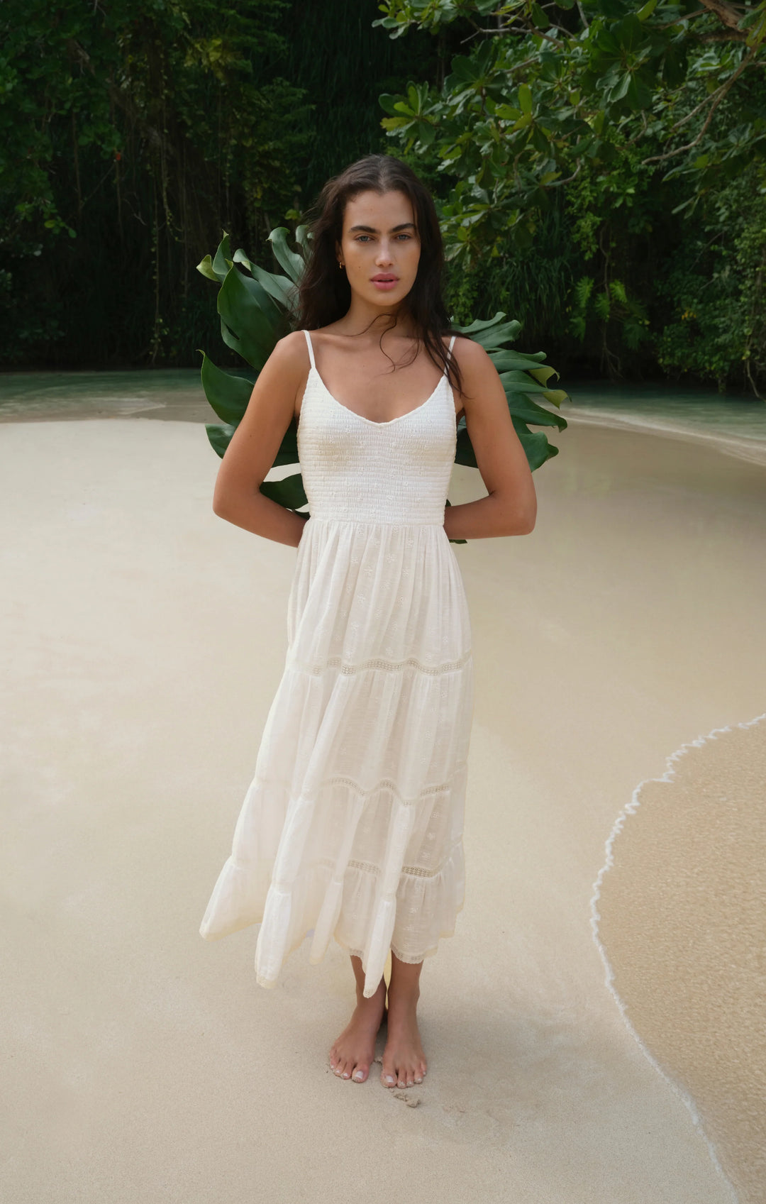 Z-Supply Women's Behati Eyelet Midi Dress - White