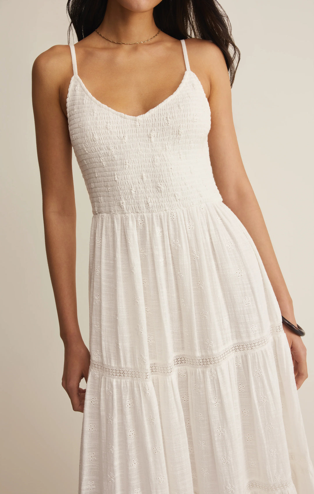 Z-Supply Women's Behati Eyelet Midi Dress - White