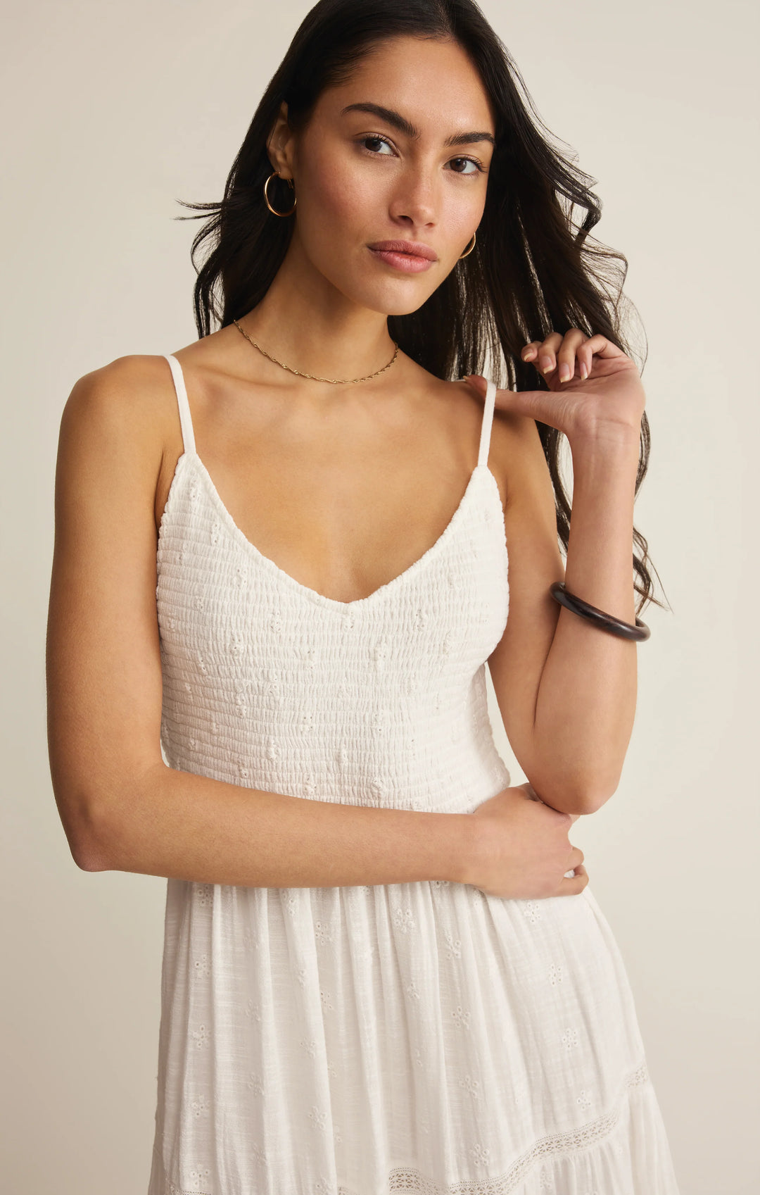 Z-Supply Women's Behati Eyelet Midi Dress - White