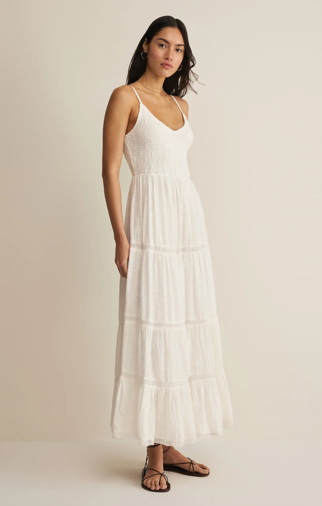 Z-Supply Women's Behati Eyelet Midi Dress - White
