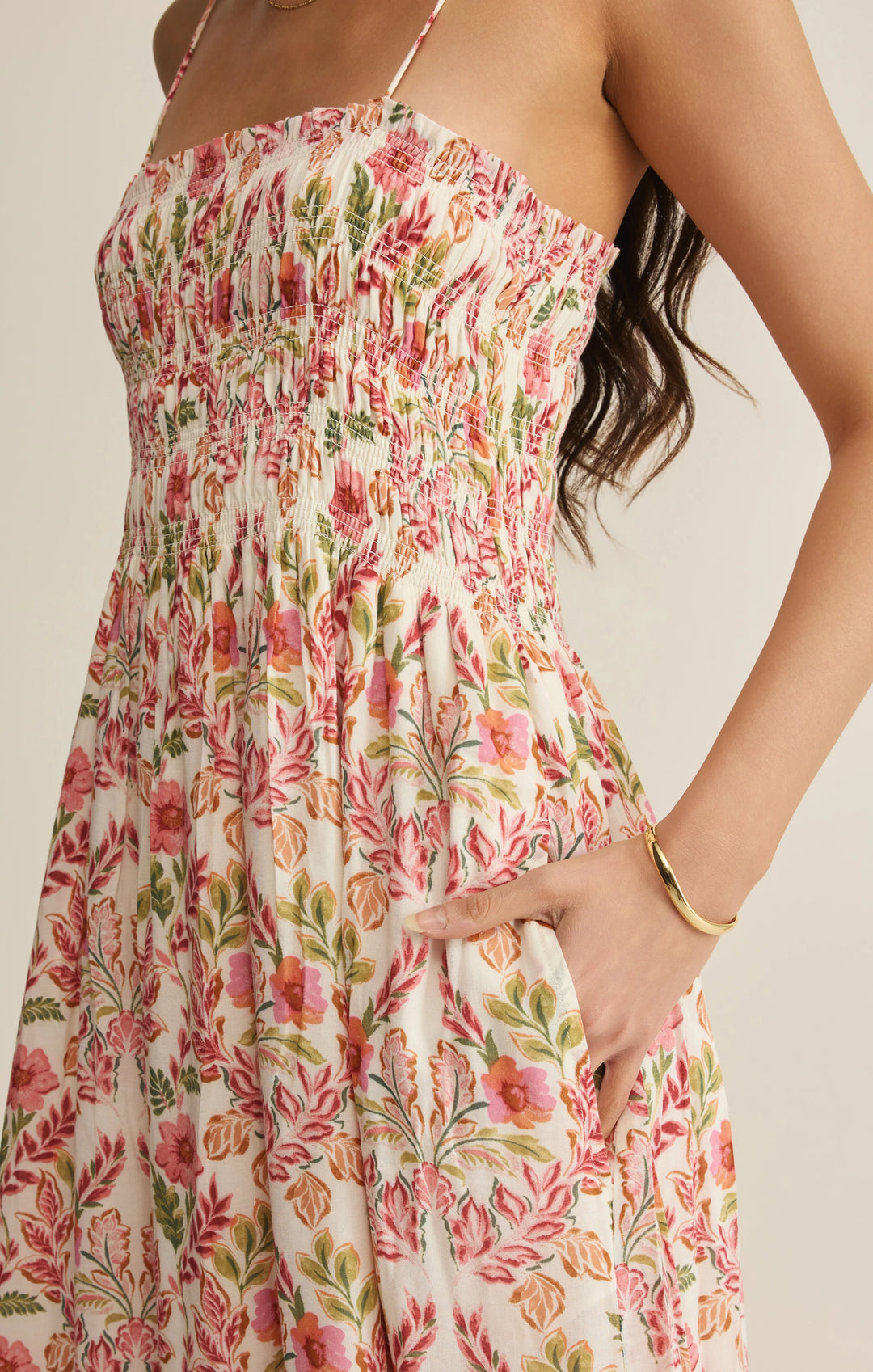 Z Supply Women's Cornelia Ami Floral Maxi Dress - Multi - Sun Diego Boardshop