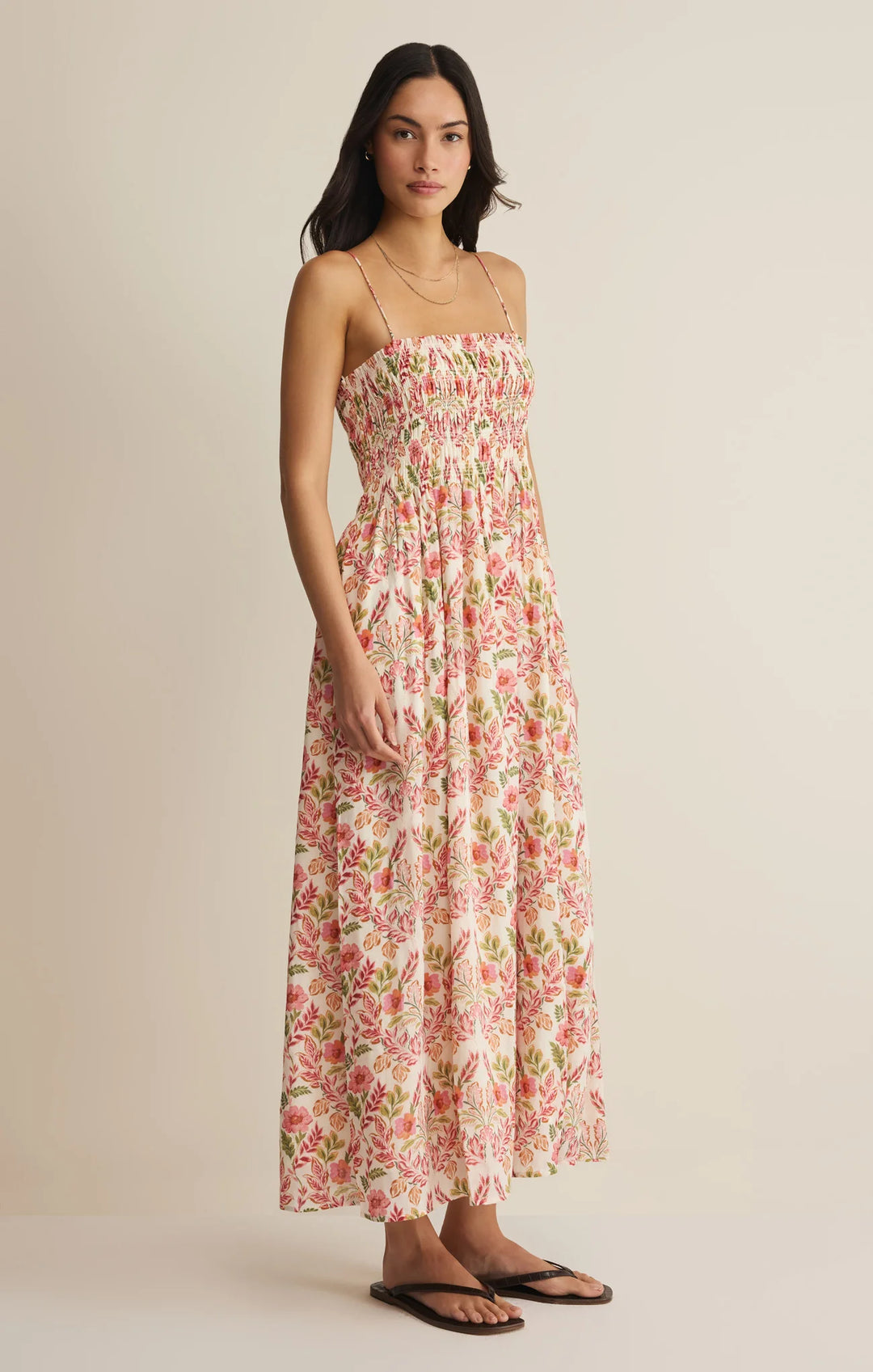 Z Supply Women's Cornelia Ami Floral Maxi Dress - Multi - Sun Diego Boardshop