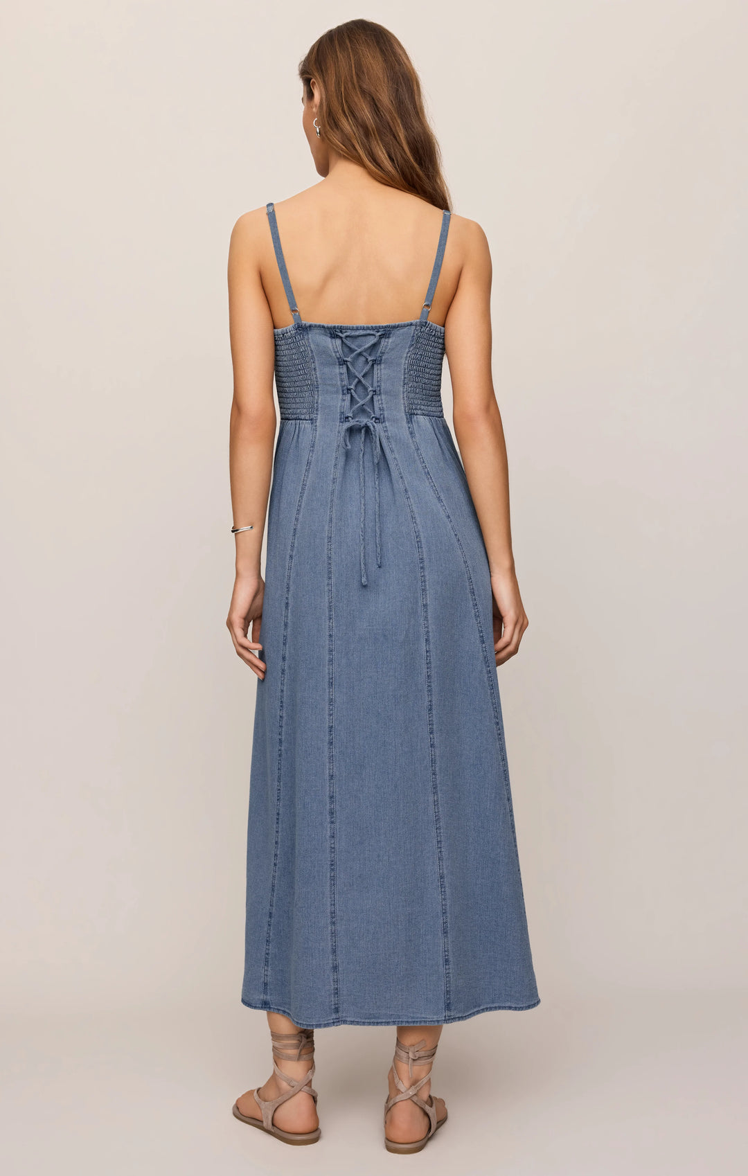 Z-Supply Women's Leonora Denim Midi Dress - Classic Indigo