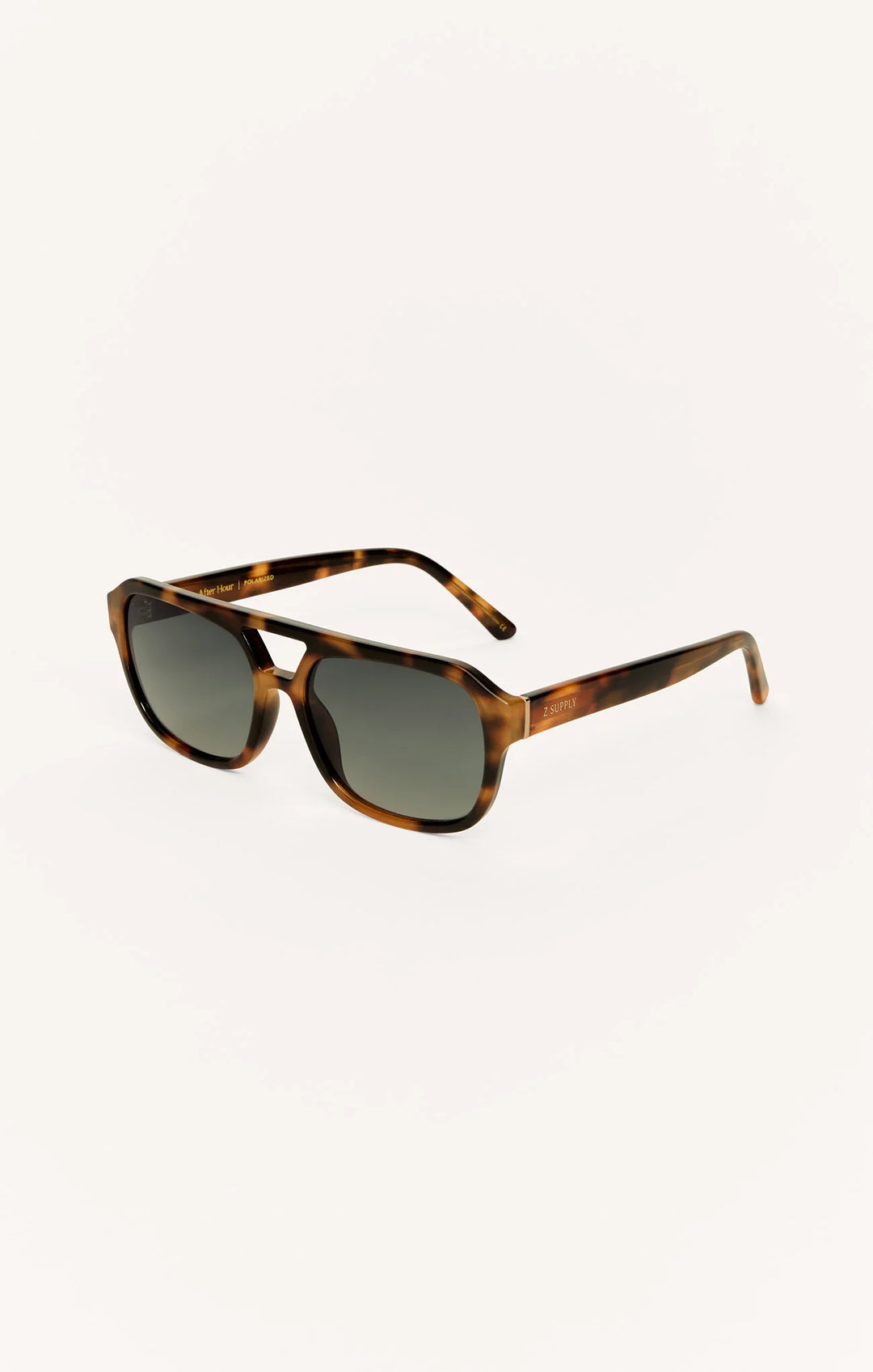 Z-Supply Women's After Hour Polarized Sunglasses - Dark Tort-Gradient Polarized
