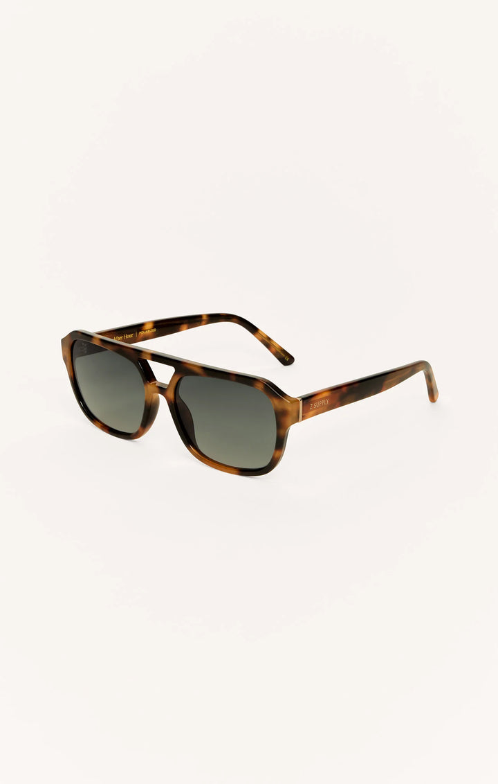 Z-Supply Women's After Hour Polarized Sunglasses - Dark Tort-Gradient Polarized