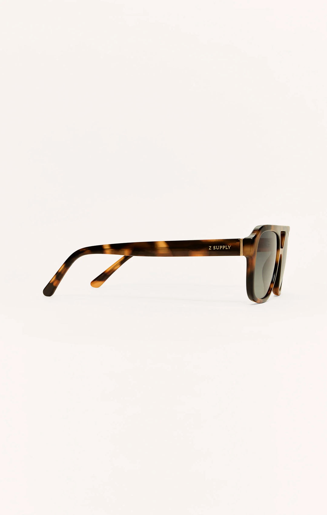 Z-Supply Women's After Hour Polarized Sunglasses - Dark Tort-Gradient Polarized