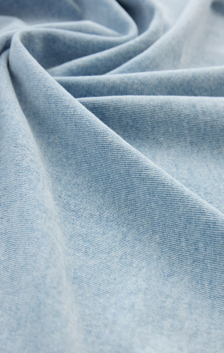 Z-Supply All Day Knit Denim Jacket - Washed Indigo