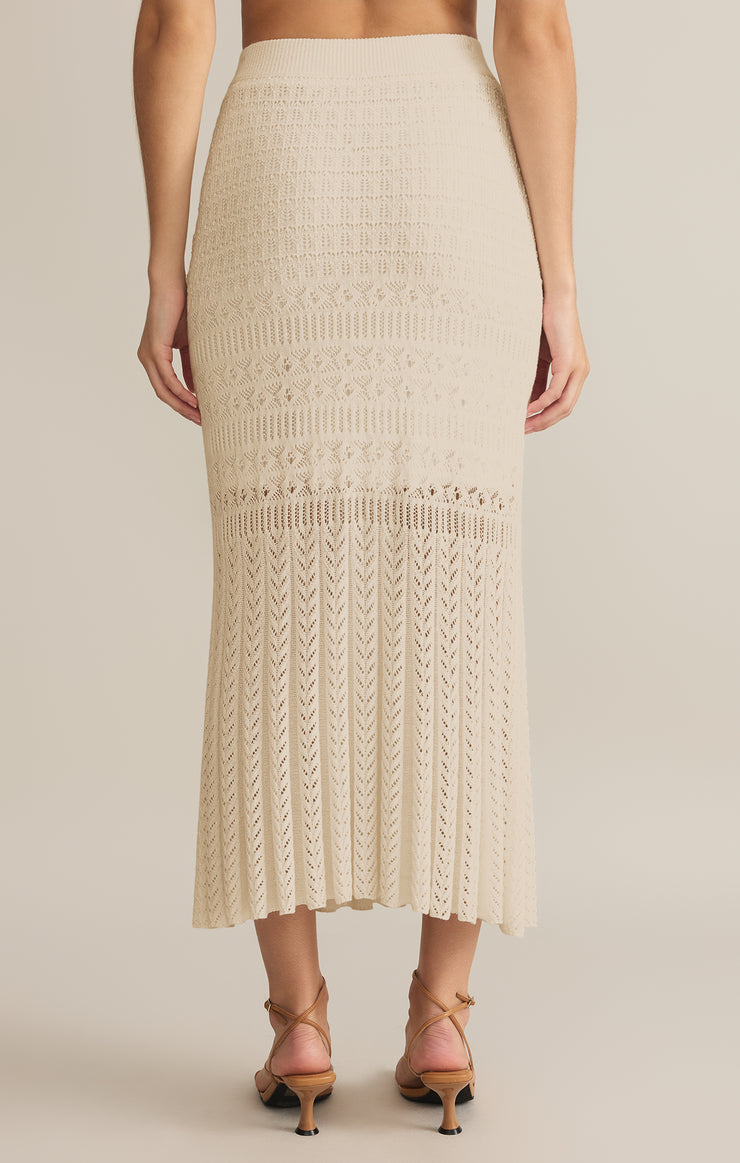 Z-Supply Soria Crochet Midi Skirt - SEA SALT - Sun Diego Boardshop