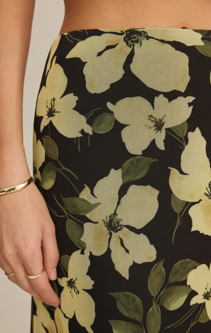 Z-Supply Eda Ren Floral Mesh Maxi Skirt - Sunnyside - Sun Diego Boardshop