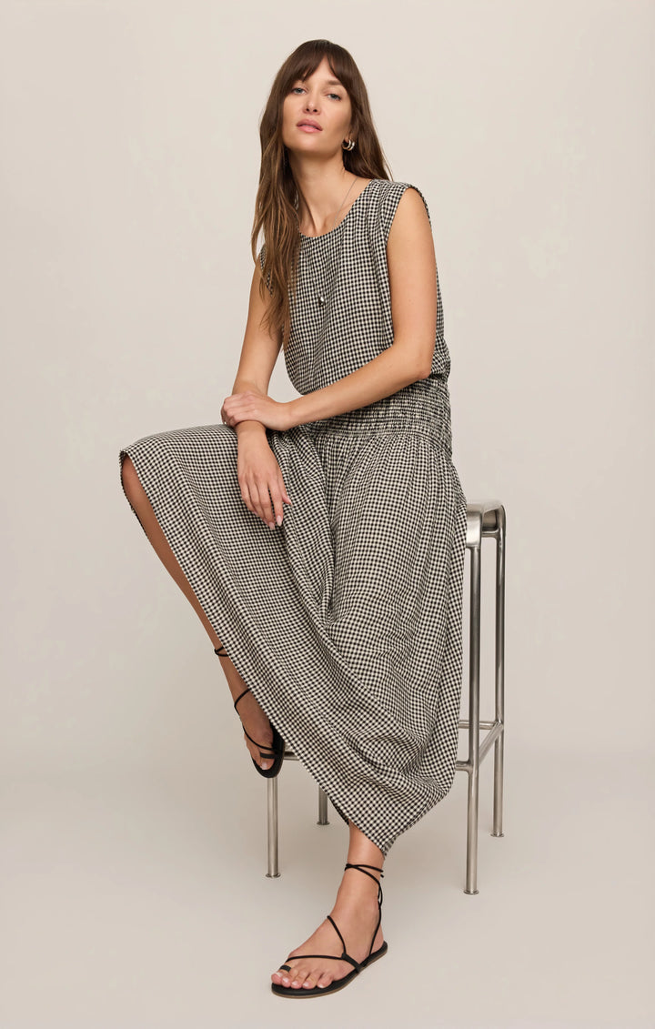 Z-Supply Women's Brooke Gingham Maxi Skirt - Black