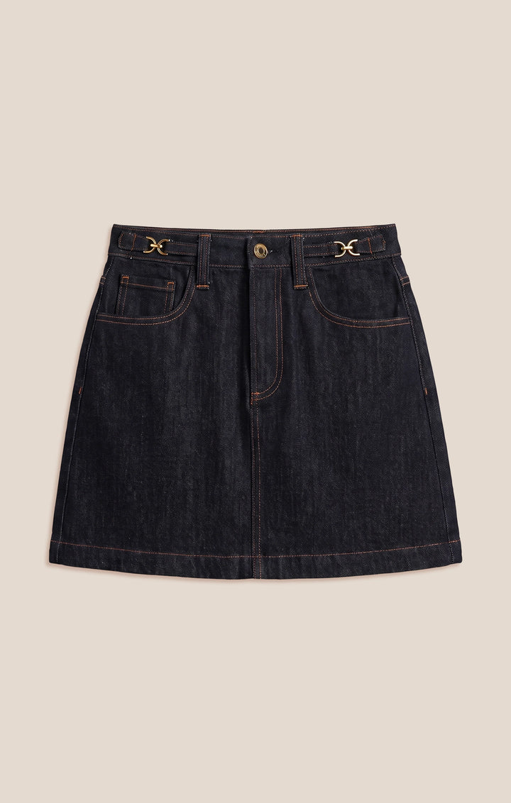 Z-Supply Women's Socialite Denim Mini Skirt - Midnight Air - Sun Diego Boardshop