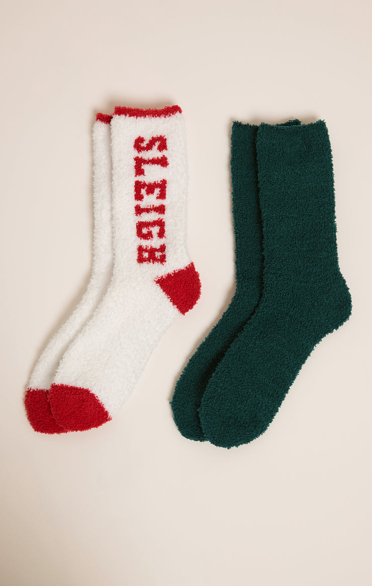 Z-Supply 2-Pack Sleigh Socks - NOBLE FIR - Sun Diego Boardshop