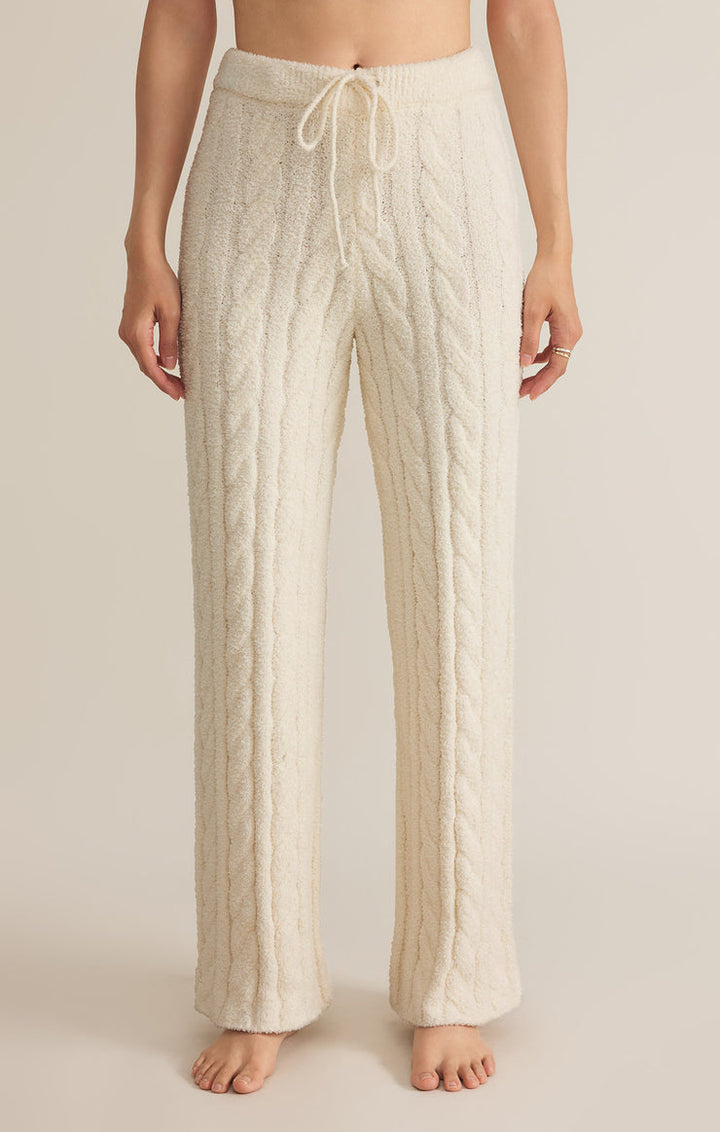 Z-Supply Paige Cable Knit Pant - SEA SALT - Sun Diego Boardshop