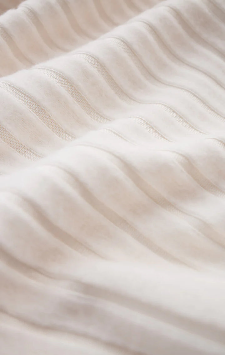 Z-Supply Dawn Smocked Rib Pant - Vanilla Ice