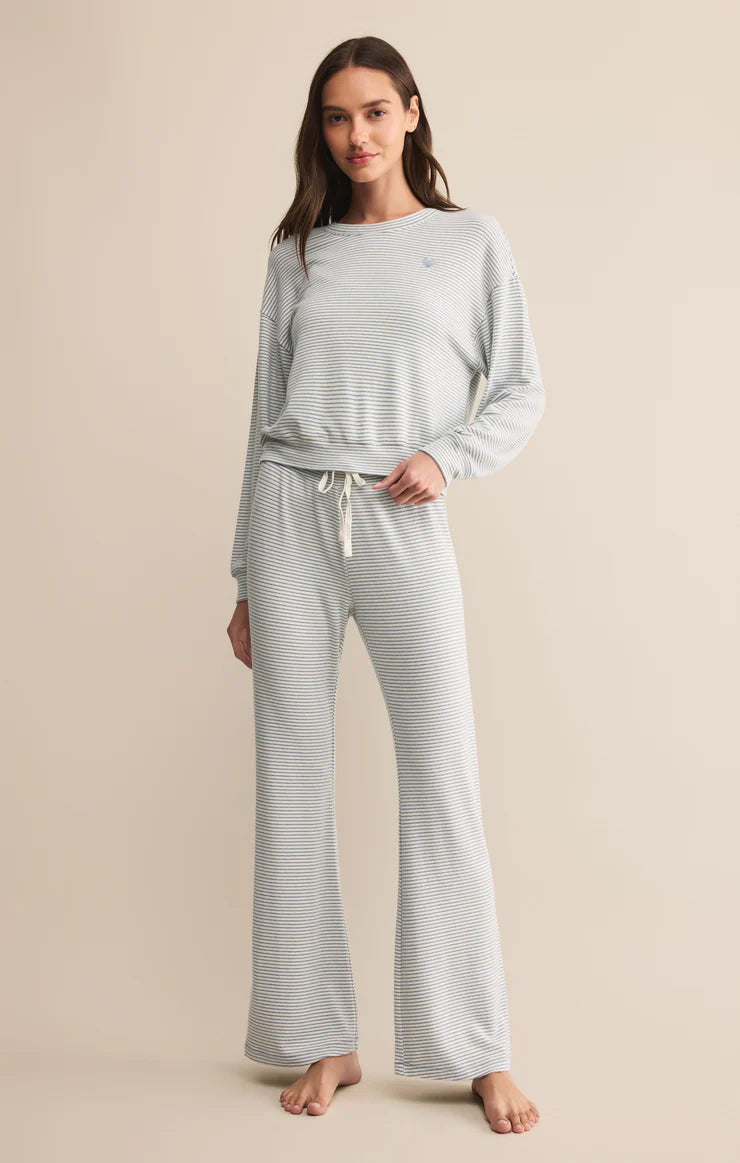 Z-Supply In The Clouds Stripe Pant - Light Denim - Sun Diego Boardshop