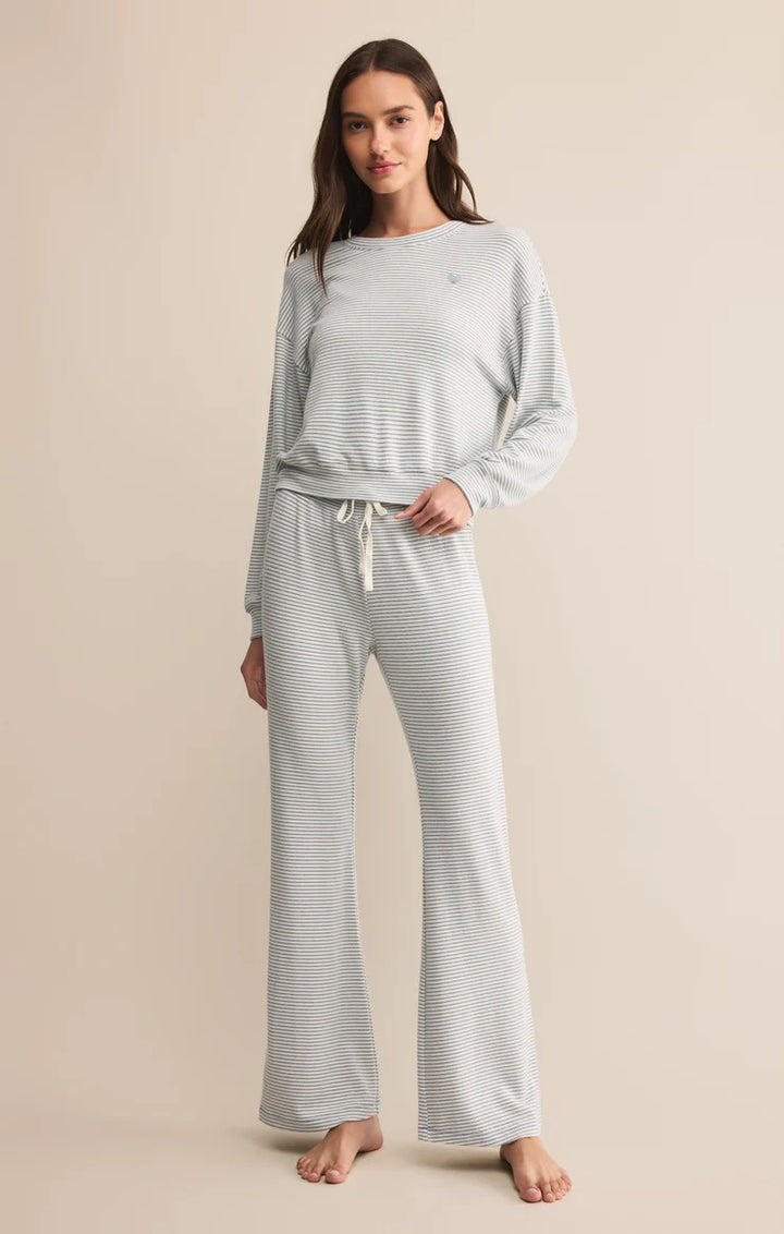 Z-Supply In The Clouds Stripe Pant - Light Denim - Sun Diego Boardshop