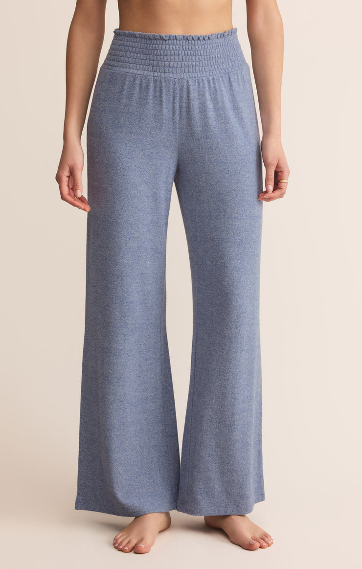 Z-Supply Dawn Smocked Pant - Blue Velvet - Sun Diego Boardshop