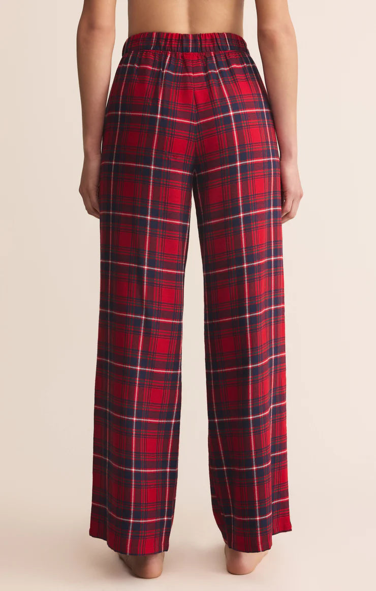 Z-Supply Hangout Plaid Pant - Haute Red - Sun Diego Boardshop
