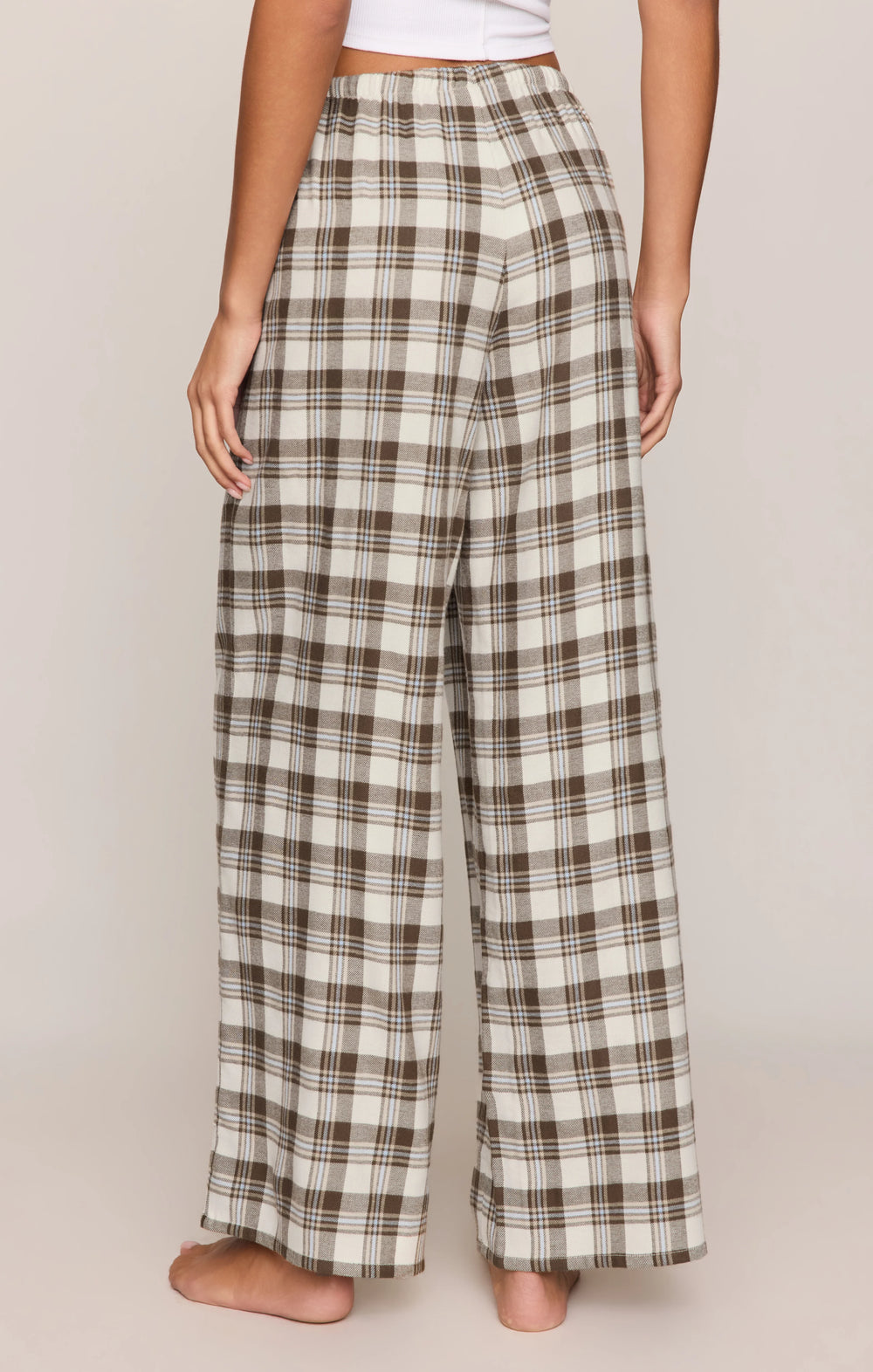 Z-Supply Women's Better Off Plaid Flannel Pant - Cocoa Bean - Sun Diego Boardshop