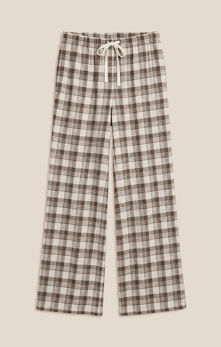 Z-Supply Women's Better Off Plaid Flannel Pant - Cocoa Bean - Sun Diego Boardshop