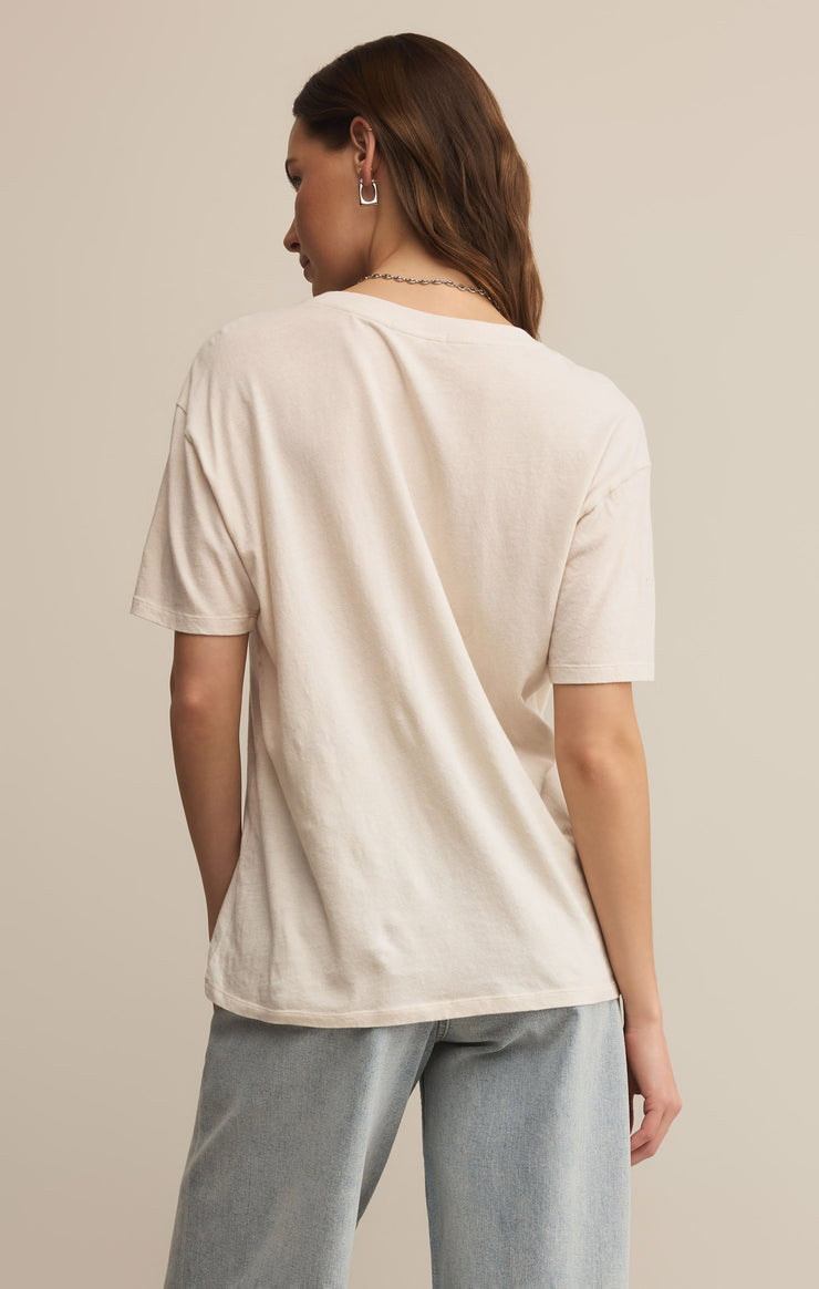 Z-Supply Spooky Season Boyfriend Tee - Vanilla Ice - Sun Diego Boardshop