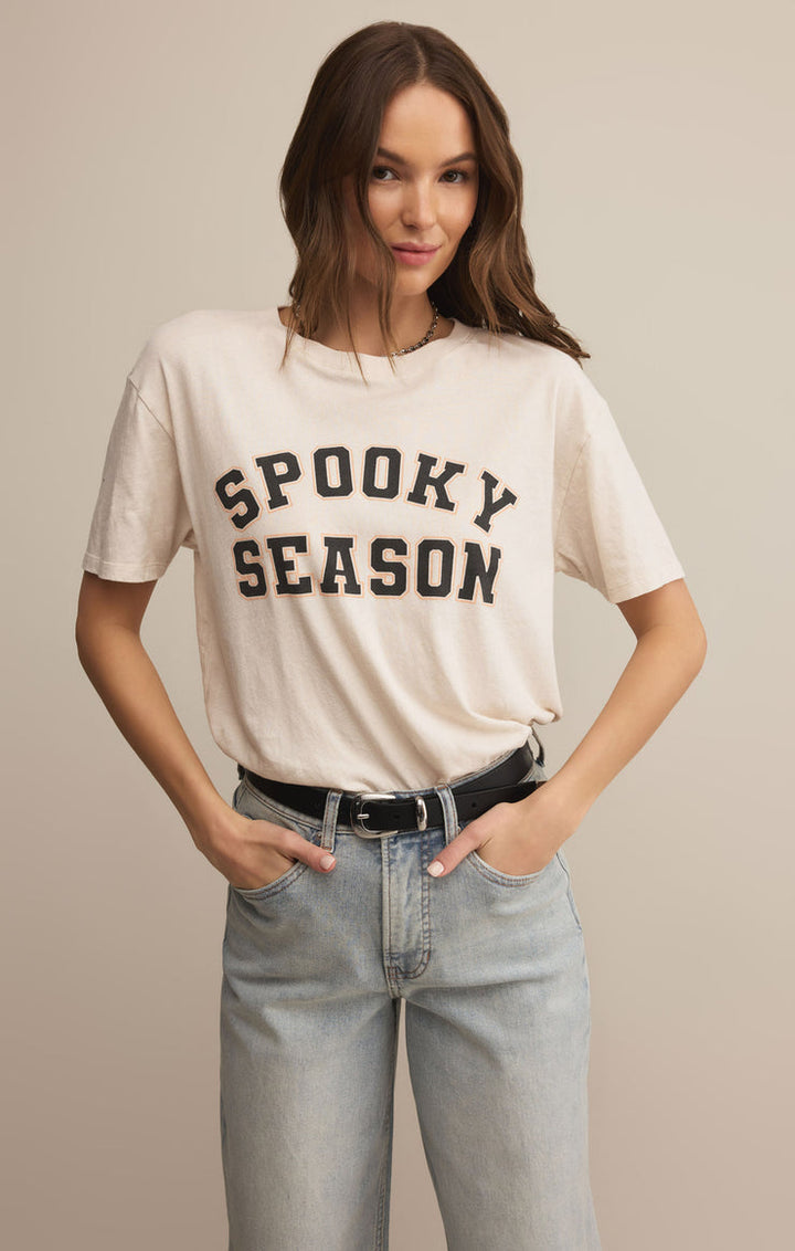 Z-Supply Spooky Season Boyfriend Tee - Vanilla Ice - Sun Diego Boardshop