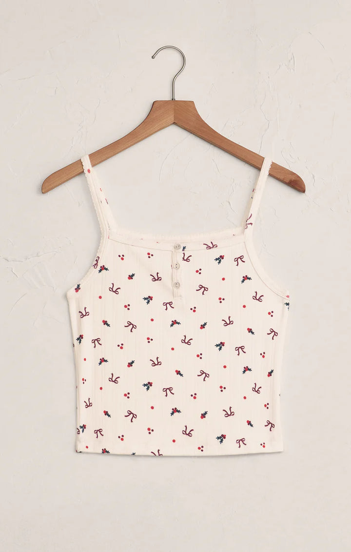 Z-Supply Cameron Holly Pointelle Cami - White - Sun Diego Boardshop