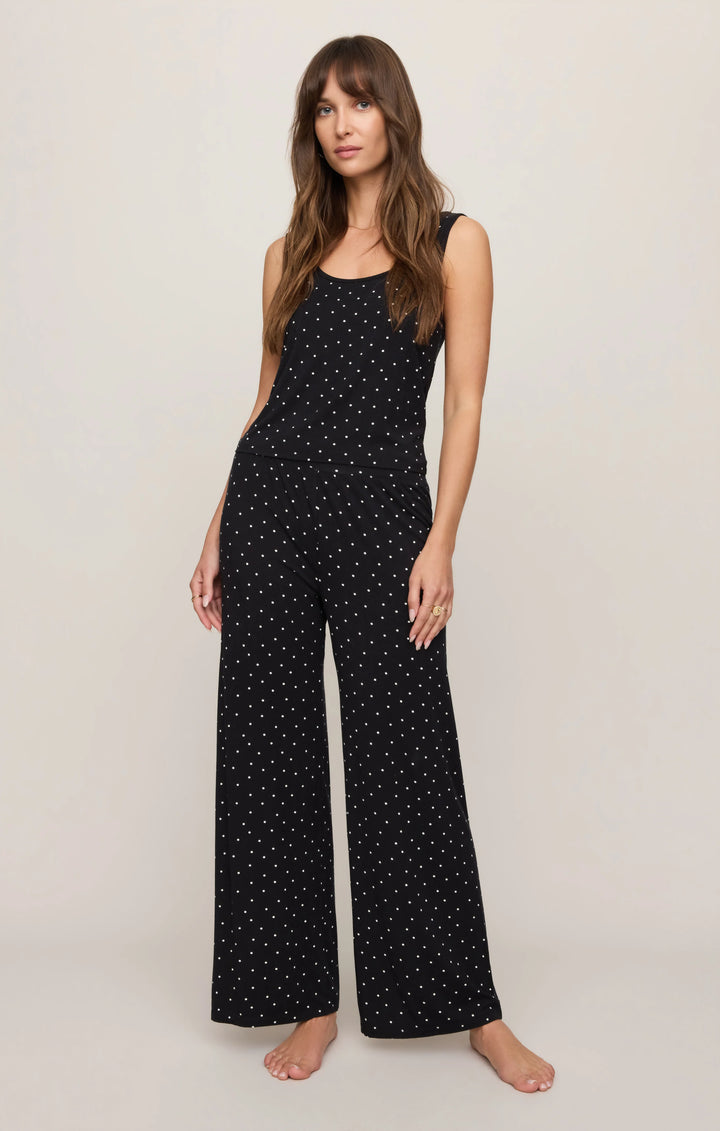 Z-Supply Women's Luxe Dot Tank - Black - Sun Diego Boardshop
