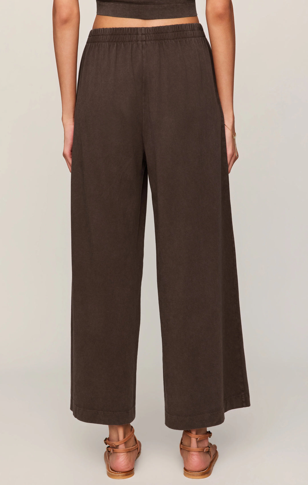 Z-Supply Women's Scout Jersey Pant - Dark Chocolate
