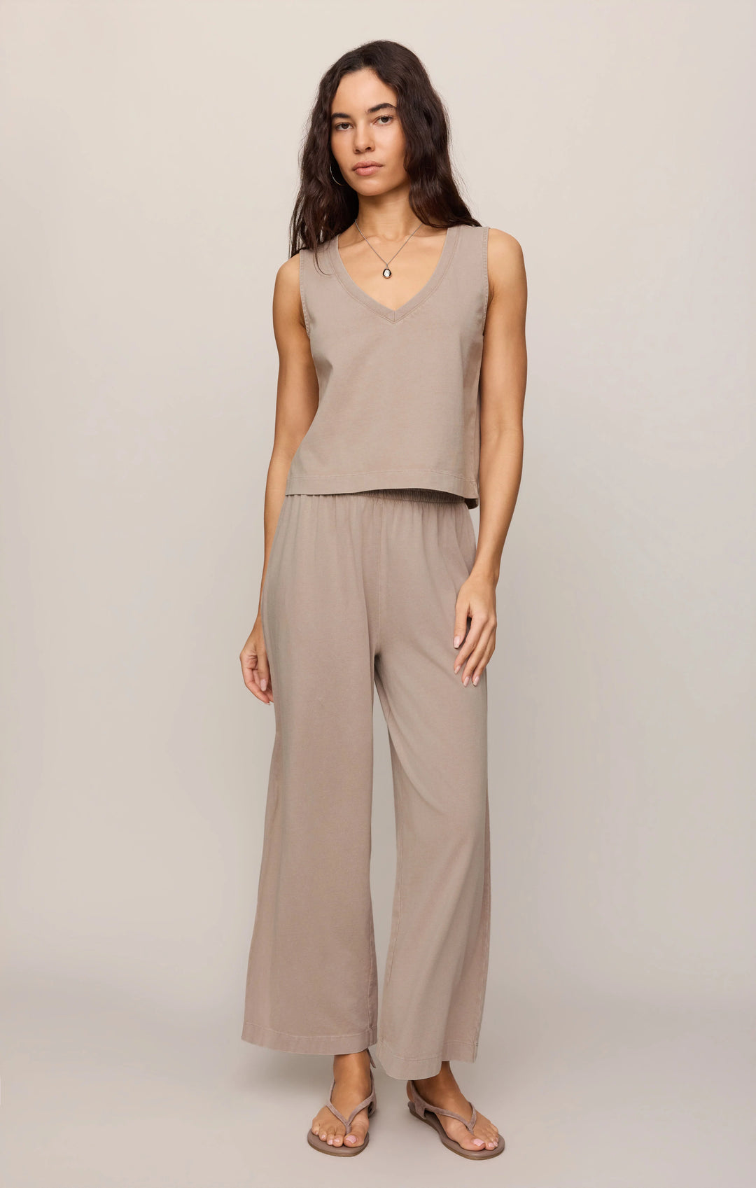Z-Supply Women's Scout Jersey Pant - Stone Gray