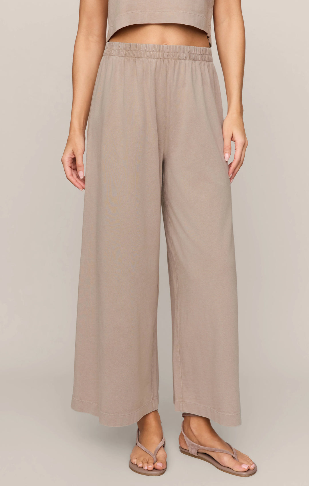 Z-Supply Women's Scout Jersey Pant - Stone Gray