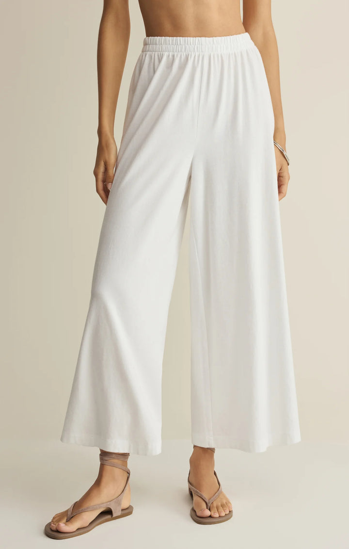 Z Supply Women's Scout Jersey Pant - White - Sun Diego Boardshop