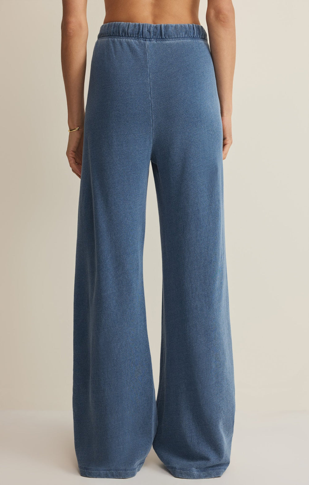 Z-Supply Women's Hunter Knit Denim Pant - Calypso Blue Indigo - Sun Diego Boardshop